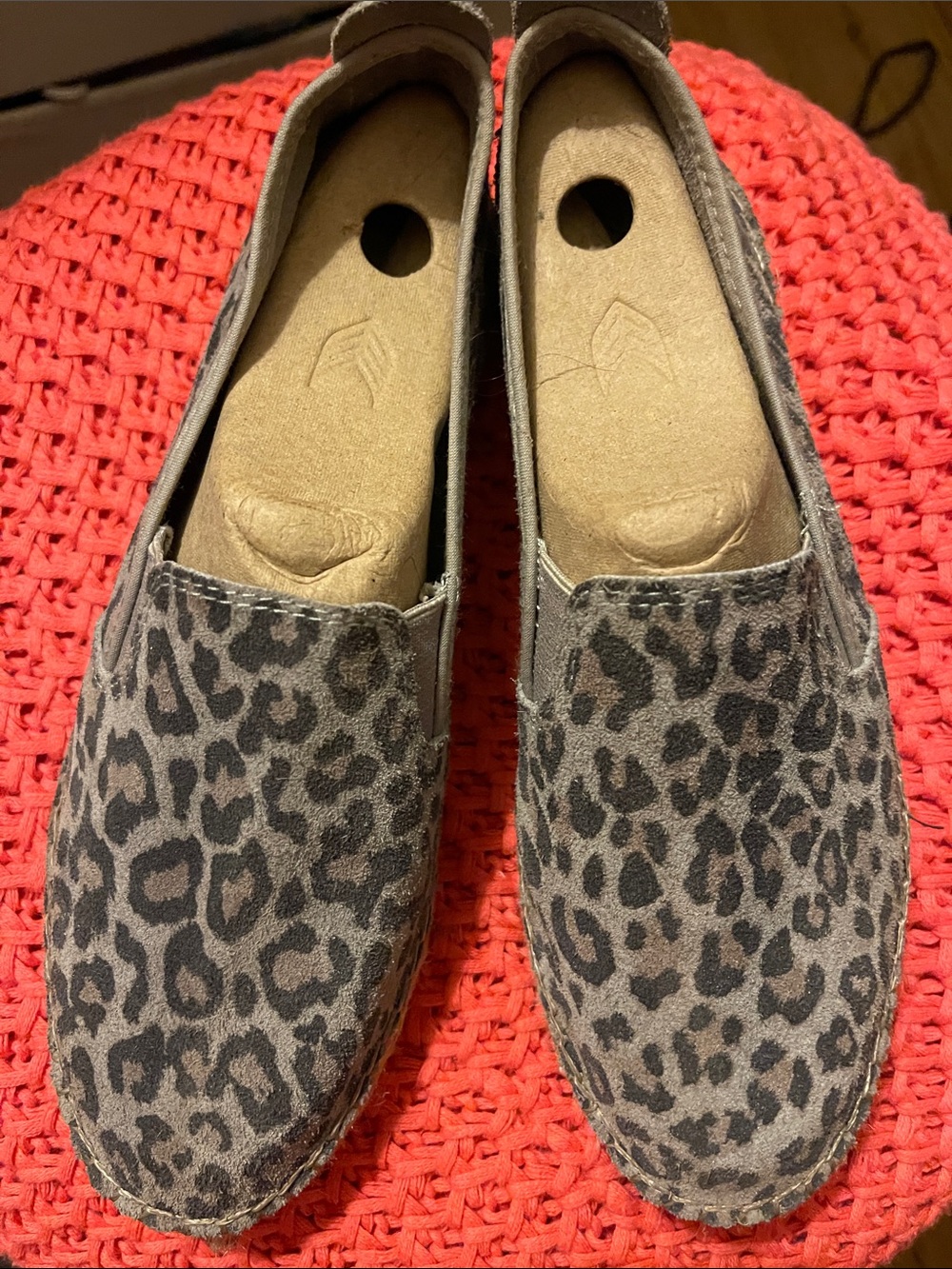Free People:  Suede, Leopard Print Espadrilles